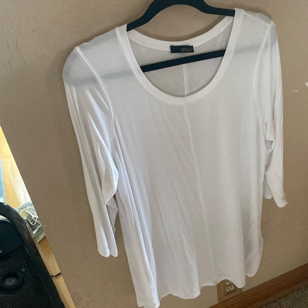 Bright white thin top